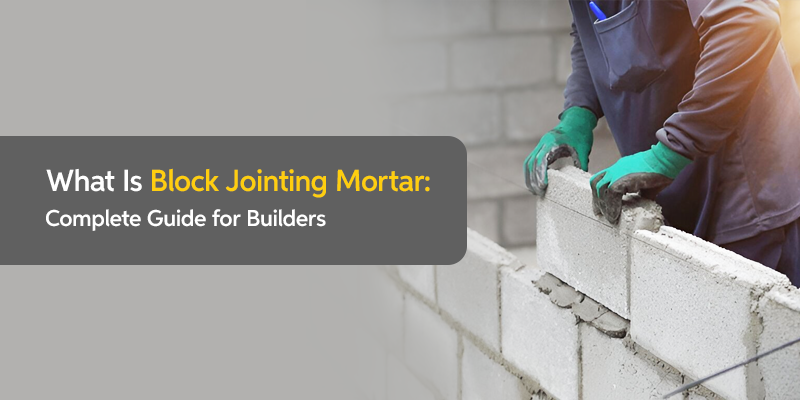 What Is Block Jointing Mortar
