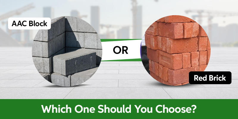 AAC Block vs Red Brick