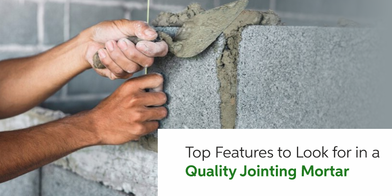 Key Features of Block Jointing Mortar