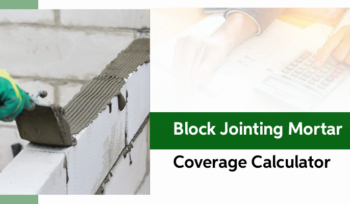 Calculate Block Jointing Mortar Consumption