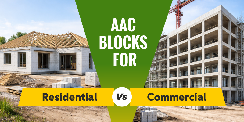 AAC Blocks for Residential vs Commercial Projects