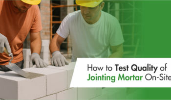Test Quality of Jointing Mortar