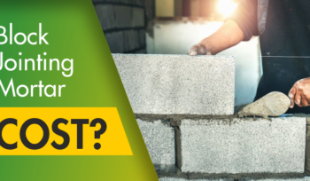 how much does block jointing mortar cost