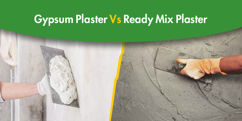 Gypsum Plaster vs Ready Mix Plaster